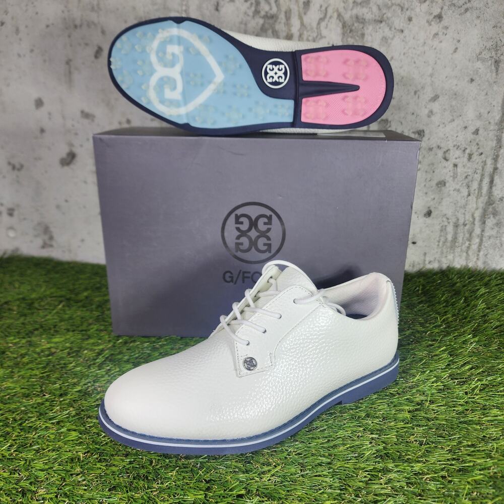 MSRP $250 G/FORE Gallivanter Pebble Leather Golf Shoes Size 7.5